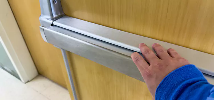 Installing a Push Bar on a Door Emporia
